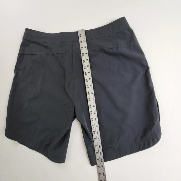 Free Country Bermuda Board Shorts Womens Large Shadow Gray Quick Dry UPF 50 Swim - Picture 9 of 11